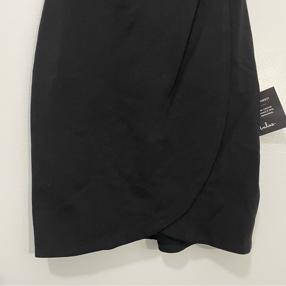 Lulus Drinks On Me Black Sleeveless Pleated Bodycon Dress Small - Picture 8 of 15